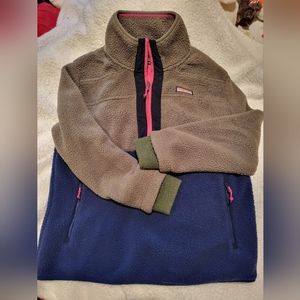 Vineyard Vines Colorblock Sherpa Shep Shirt Size M